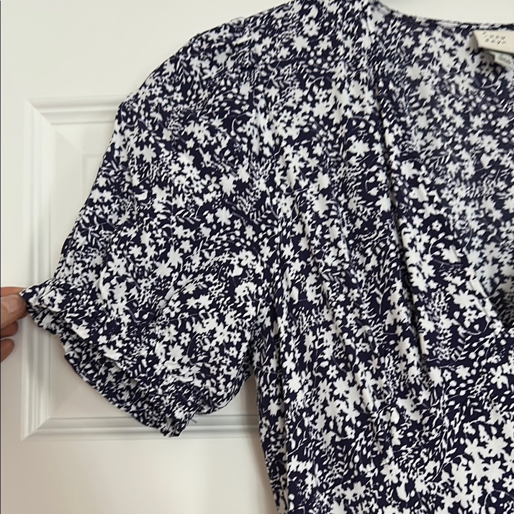 A New Day Navy Floral Maxi Dress